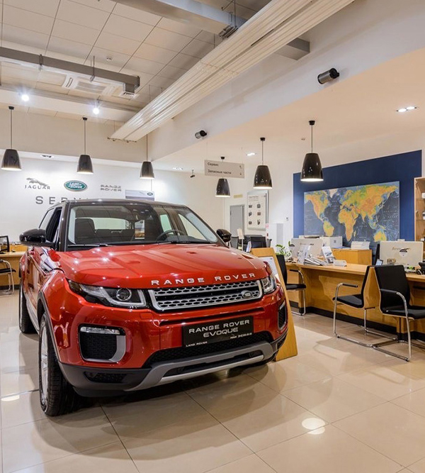 Автосалон Jaguar Land Rover Нева